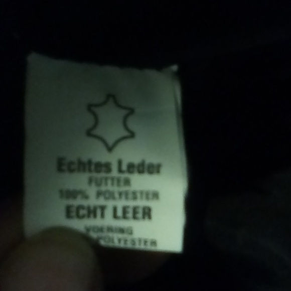 Vintage Hudson Outerwear Purple Real leather button vest polyester inside old - Picture 7 of 10